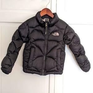 North Face Black Down 550 Coat 3T